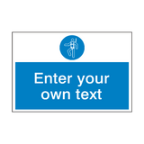 Wear Safety Harness Custom Safety Sign - PVC Safety Signs