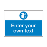 Wear Welding Mask Custom Safety Sign - PVC Safety Signs