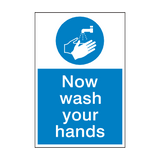 Wash Your Hands Mandatory Sign - PVC Safety Signs