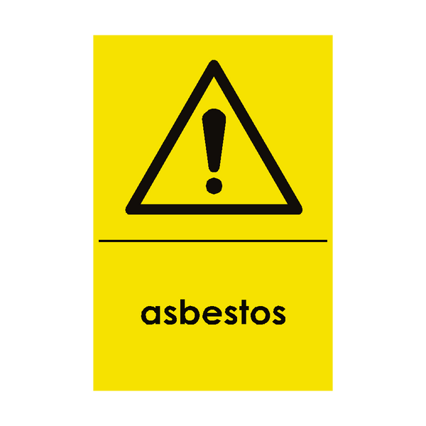 Asbestos Hazardous Waste Recycling Signs - PVC Safety Signs