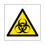 Biological Hazard Symbol Sign - PVC Safety Signs