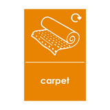 Carpet Waste Sign - PVC Safety Signs