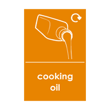Cooking Oil Waste Sign - PVC Safety Signs