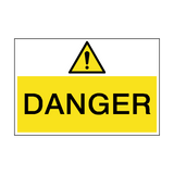 Danger Hazard Sign - PVC Safety Signs