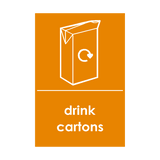 Beverage Cartons Waste Sign - PVC Safety Signs