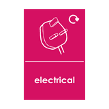 Electrical Waste Sign - PVC Safety Signs