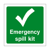 First Aid Spill Kit Sign - PVC Safety Signs