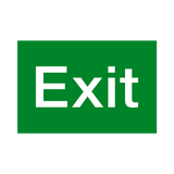 Exit Sign - PVC Safety Signs