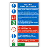 General Fire Action Notice Sign - PVC Safety Signs