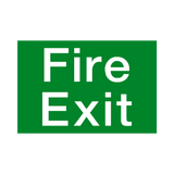 Fire Exit Sign - PVC Safety Signs