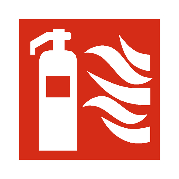 Fire Extinguisher Symbol Sign - PVC Safety Signs