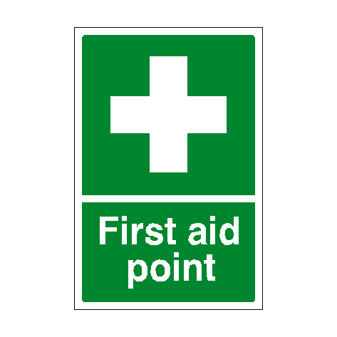 First Aid Point Sign - PVC Safety Signs