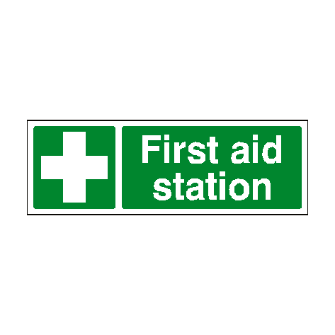 First Aid Station Sign | PVC Safety Signs