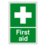 First Aid Sign - PVC Safety Signs