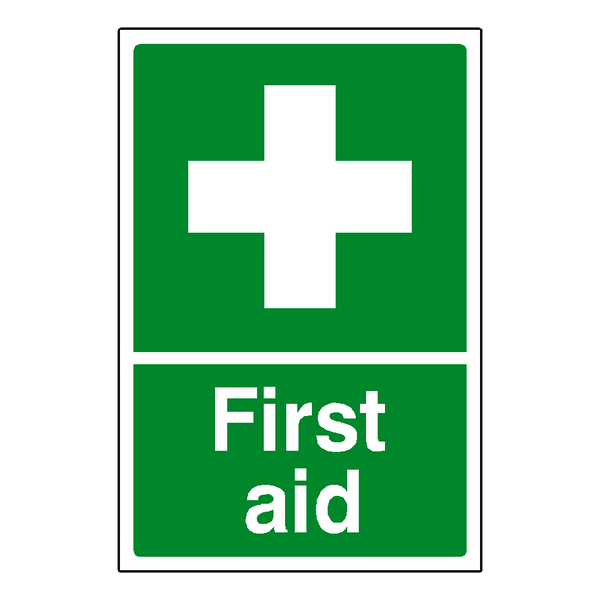 First Aid Sign - PVC Safety Signs