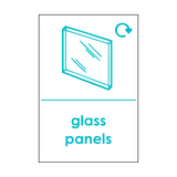 Flat Glass Waste Sign - PVC Safety Signs