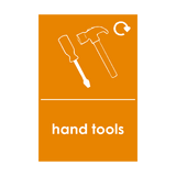Hand Tools Waste Recycling Signs - PVC Safety Signs