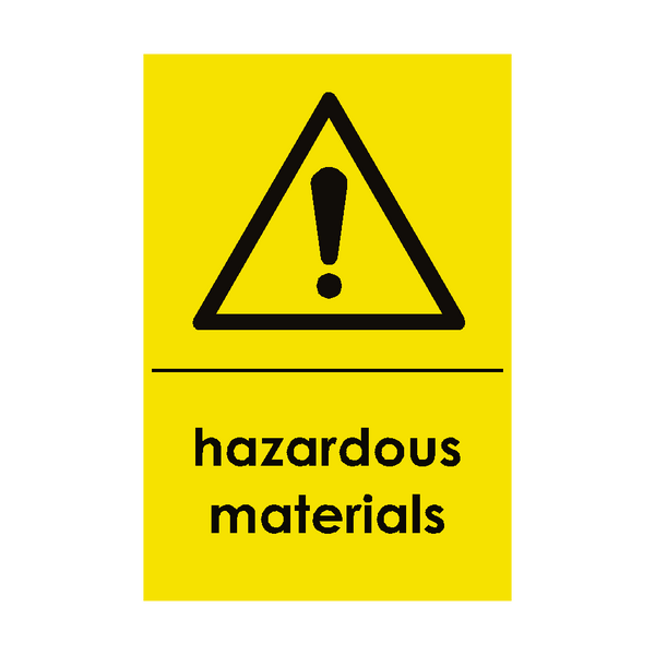 Hazardous Materials Waste Recycling Signs - PVC Safety Signs