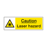 Laser Hazard Sign - PVC Safety Signs