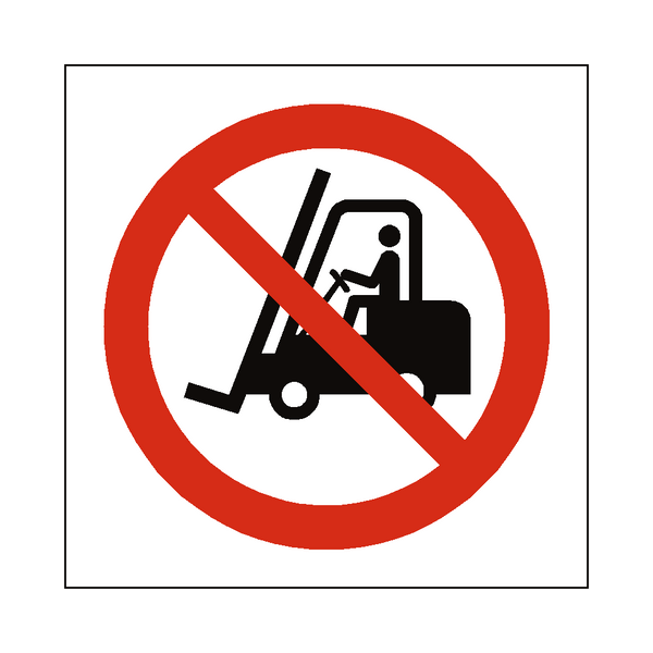 Forklift Truck Safety Signs