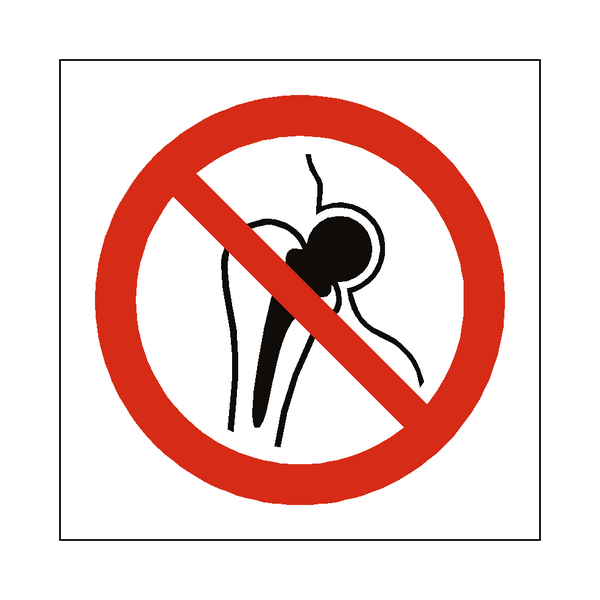 Implant Sign No Metal Implants Symbol Sign