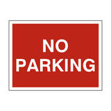 No Parking Site Sign - PVC Safety Signs