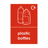 Plastic Bottles Waste Recycling Signs - PVC Safety Signs