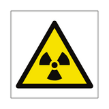 Radioactive Material Symbol Sign - PVC Safety Signs