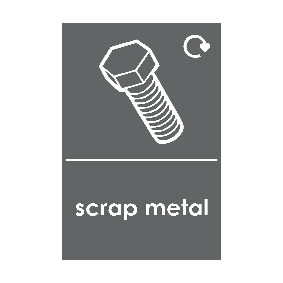Scrap Metal Waste Recycling Signs | PVC Safety Signs