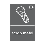 Scrap Metal Waste Recycling Signs - PVC Safety Signs