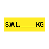 Safe Working Load Signs | PVC Safety Signs