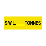 Swl Loading Platform Sign Safe Working Load Signs | PVC Safety Signs