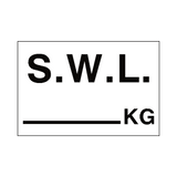 Swl Sign Gantry Safe Working Load Signs | PVC Safety Signs