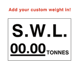 Safe Working Load Signs | PVC Safety Signs