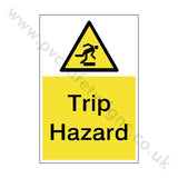 Trip Hazard Sign - PVC Safety Signs