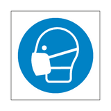 Wear Facemask Symbol Sign - PVC Safety Signs