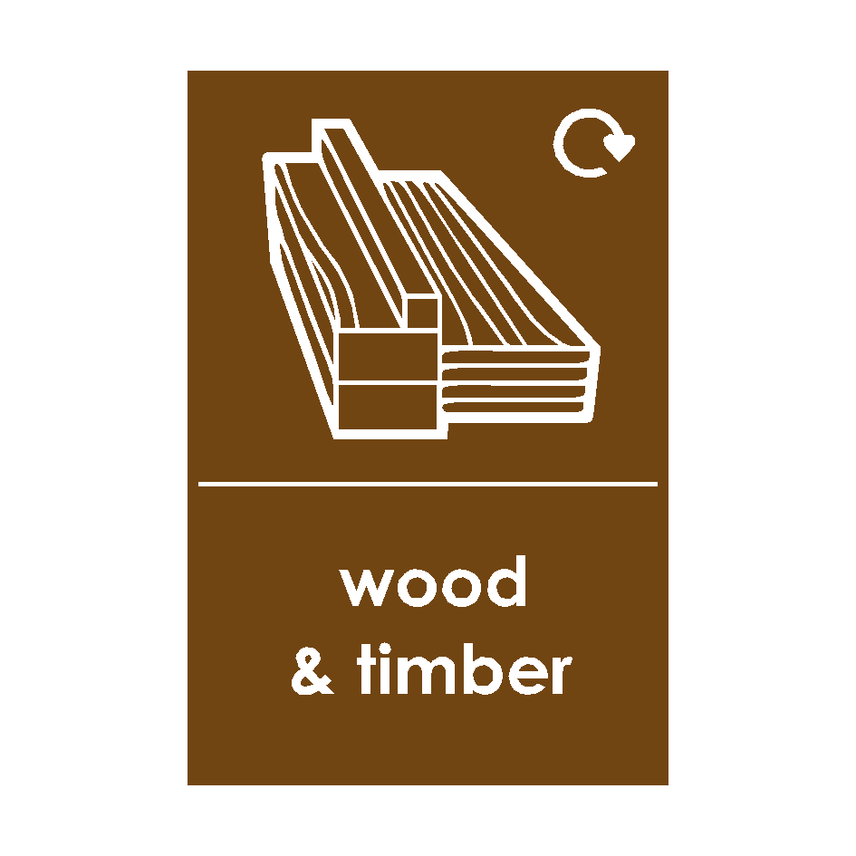 Wood and Timber Waste Sign | PVC Safety Signs